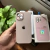 Capinha de Vidro Temperado Fosco Com Película nas Câmeras - Para Iphone