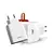 H'MASTON CARREGADOR DE CELULAR 2 PORTAS USB + CABO DE DADOS TURBO 3.1A ORIGINAL (BRANCO TIPO-C) - comprar online