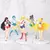 Sailor Moon Action Figures Modelo Brinquedo, Tsukino Usagi, Máscara Smoking, Vênus, Coleção Anime, Cartoon Doll, Presente de Decoração, Conjunto 5 peças - loja online