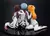 Figuras de ação de anime EVA Ayanami, Rei, GÊNESIS DE NEON, EVANGELION, Asuka - Messias 3D Figure