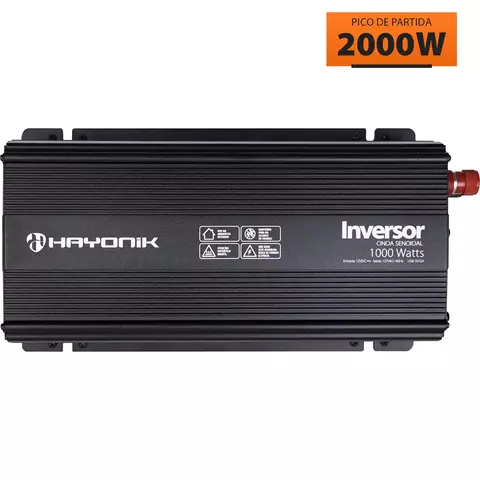 Inversor de Onda Senoidal Hayonik PW21-1 1000W 12VDC/127V Off Grid