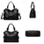 Imagem do Bolsas de luxo de couro macio bolsas femininas designer 3 camadas ombro crossbod