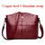 Bolsas de luxo de couro macio bolsas femininas designer 3 camadas ombro crossbod - comprar online