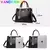 Bolsas de luxo de couro macio bolsas femininas designer 3 camadas ombro crossbod