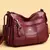 Bolsas de luxo de couro macio bolsas femininas designer 3 camadas ombro crossbod - comprar online