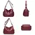 Bolsas de luxo de couro macio bolsas femininas designer 3 camadas ombro crossbod