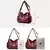 Bolsas de luxo de couro macio bolsas femininas designer 3 camadas ombro crossbod na internet