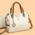 Bolsas de luxo de couro macio bolsas femininas designer 3 camadas ombro crossbod - comprar online