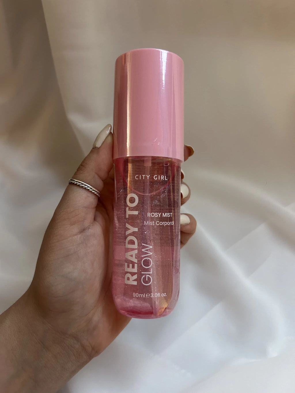 Body Splash Rosy Mist con Glitter