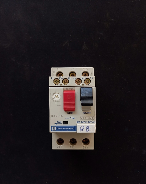 Telemecanique - Disjuntor Motor GV2-M05 0,63-1A