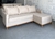 Sofá Chaise/canto - 2,30m × 1,60m, tecido Linho - Estofados MCZ