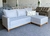 Sofá Chaise/canto - 2,30m × 1,60m, tecido Linho - comprar online