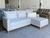 Sofá Chaise/canto - 2,30m × 1,60m, tecido Linho na internet