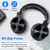 Oneodio auriculares bluetooth inalámbricos 110Hrs, Hi-Res cascos bluetooth 5.2,