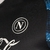 Camisa Napoli Treino 24/25 - Torcedor EA7 Masculina - Preta com detalhes em azul e Com Patrocínio - FanFut 