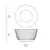 Bowl dip Organica Linhas Negro - Concept Home