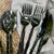 Set de 6 Cuchillos de Acero Inoxidable - Elegante Negro - Concept Home