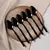 Set de 6 Cucharas de Acero Inoxidable - Elegante Negro - comprar online