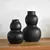 Florero Nube Bajo Negro - comprar online
