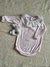 Body Rosa con broderie