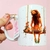 Caneca de cerâmica branca com frase MULHER