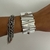 Brazaletes Cuero con Apliques