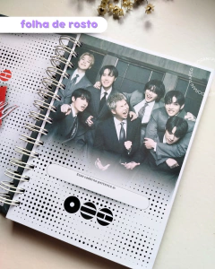 Caderno Personalizado com divisórias - COLEÇÃO BTS ARIRANG - Dorani Paper