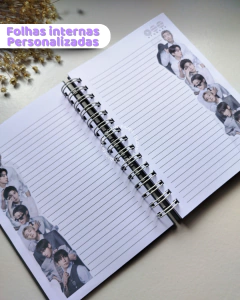 Caderno Personalizado com divisórias - COLEÇÃO BTS ARIRANG - loja online