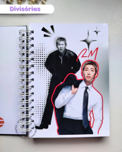 Caderno Personalizado com divisórias - COLEÇÃO BTS ARIRANG na internet