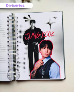 Caderno Personalizado com divisórias - COLEÇÃO BTS ARIRANG na internet