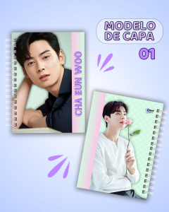Caderno Personalizado - CHA EUN WOO - comprar online