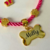 COLEIRA ID PREMIUM ROSA PINK + TAG OSSO - Pet Jolie