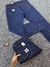 CALÇA BALÃO QUIK CORTE RETO NAS PERNAS JEANS ESCURO na internet