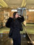 COAT ICONIC. BLACK.