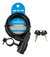 Cadeado P/ Bike Capacete C/ Chave 12mm X 1500mm S/ Suporte