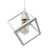 Lampara Colgante Cubo Industrial 1 Luz E27 Moderna Apto Led Jieli - OWIN