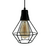 Lampara Colgante Vintage Jaula Diamante Vintage Con 1 Luz Jieli