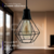 Lampara Colgante Vintage Jaula Diamante Vintage Con 1 Luz Jieli - OWIN