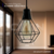 Lampara Colgante Vintage Jaula Diamante Vintage Con 1 Luz Jieli - comprar online