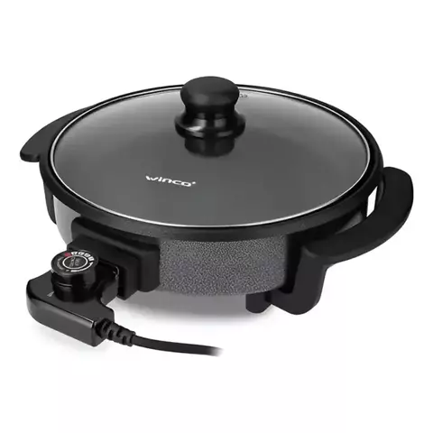 Olla Multicocina Electrica Winco W152 Redonda Antiadherente
