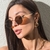Óculos de Sol Feminino Octógono - comprar online