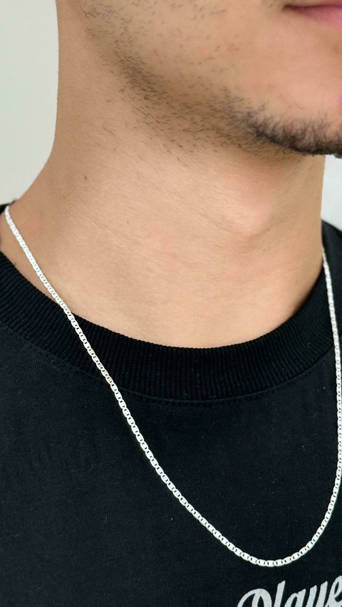 Corrente masculina Gucci- PRATA 925 - comprar online