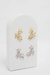 Ear cuff flor minimalista