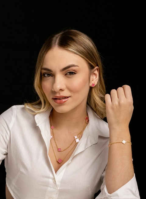 Mix trevo rosa completo