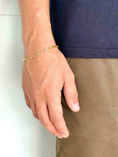 Pulseira Elo quadrado masculino - comprar online