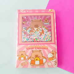 Caderno Janela Brochura com Brilho Capivara Bóia - comprar online
