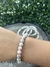 Pulseira de esfera howlita 8mm