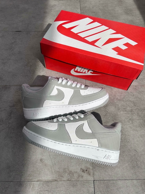 NIKE AIR FORCE CINZA/BRANCO
