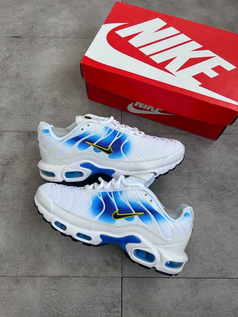 NIKE AIR MAX TN PLUS BRANCO/AZUL