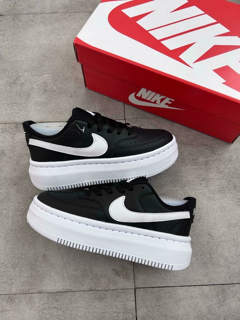 NIKE COURT VISION ALTA PRETO/BRANCO
